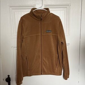Columbia Men's Tan/Brown Lightweight Fleece Jacket